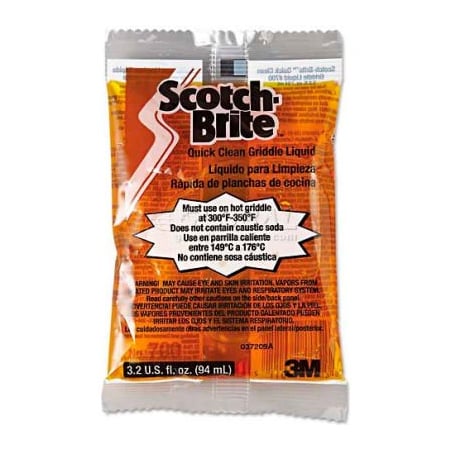 3M Scotch-Brite Quick Clean Griddle Liquid, 3.2 oz. Pack, 40 Packs - 29603 MCO 29603